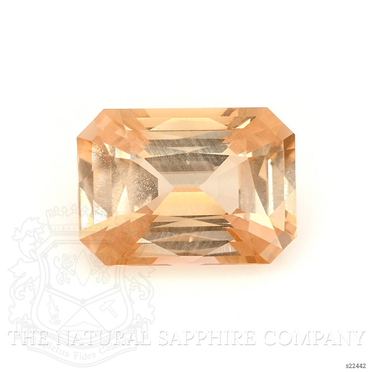 7.86 Ct. Yellowish Orange Sapphire from Ceylon (Sri Lanka)