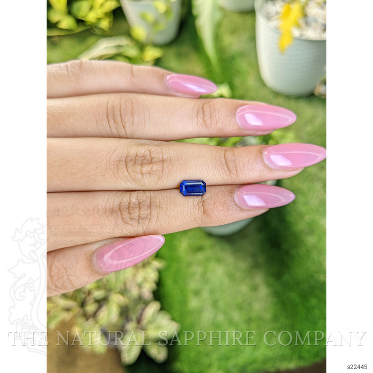 1.71 Ct. Blue Sapphire from Ceylon (Sri Lanka)