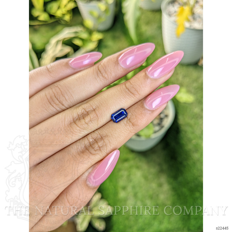 1.71 Ct. Blue Sapphire from Ceylon (Sri Lanka)