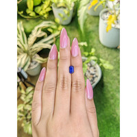 1.71 Ct. Blue Sapphire from Ceylon (Sri Lanka) Life Style