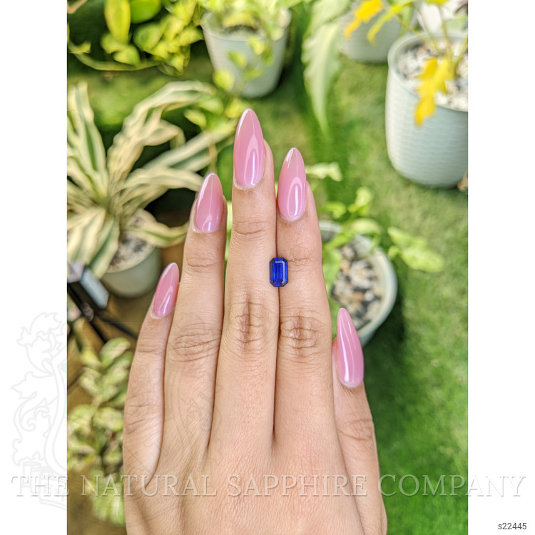 1.71 Ct. Blue Sapphire from Ceylon (Sri Lanka)