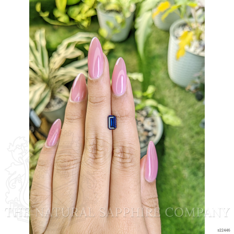 1.40 Ct. Blue Sapphire from Ceylon (Sri Lanka)