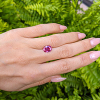 2.71 Ct. Purplish Pink Sapphire from Vietnam Life Style