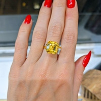 6.06 Ct. Yellow Sapphire from Ceylon (Sri Lanka) Life Style