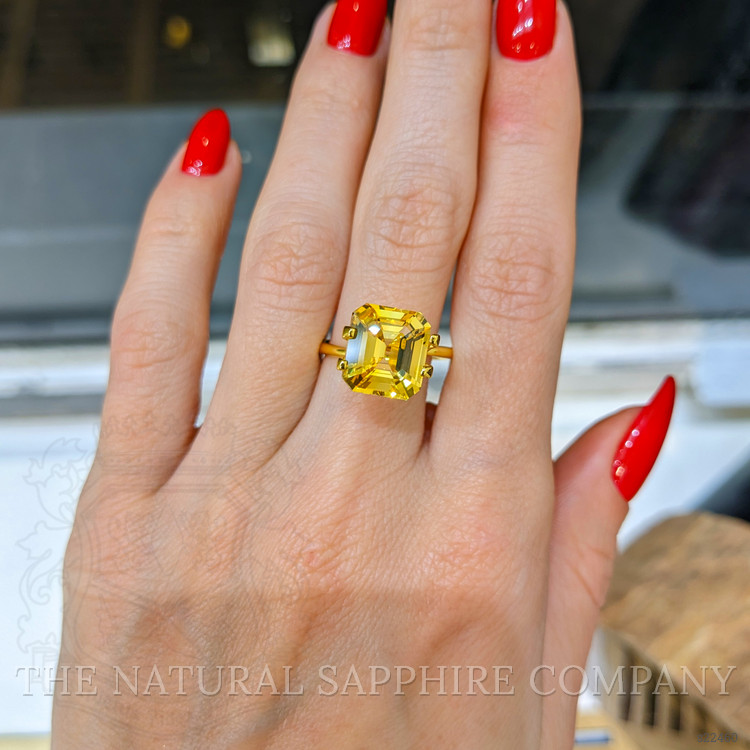 6.06 Ct. Yellow Sapphire from Ceylon (Sri Lanka)