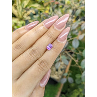 1.17 Ct. Pinkish Purple Sapphire from Ceylon (Sri Lanka) Life Style