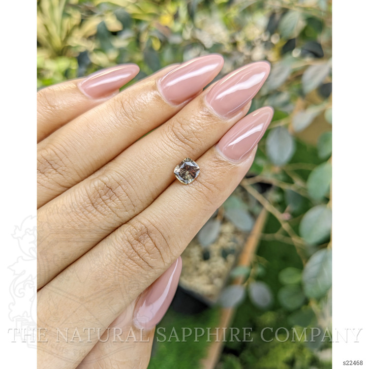 1.24 Ct. Greenish Brown Sapphire from Ceylon (Sri Lanka)