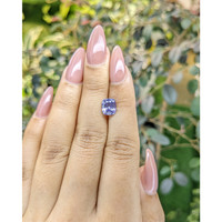 2.07 Ct. Violet Sapphire from Ceylon (Sri Lanka) Life Style