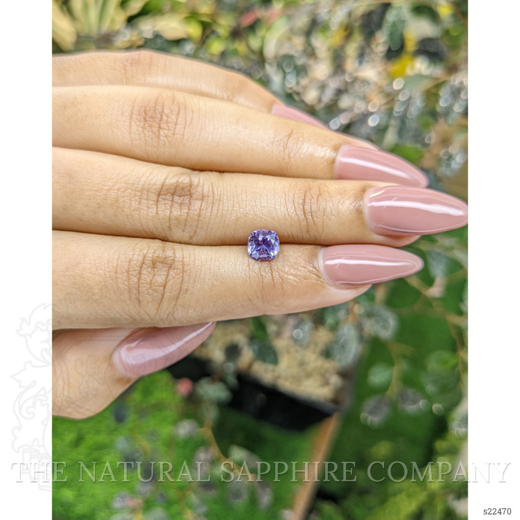 1.12 Ct. Bluish Purple Sapphire from Ceylon (Sri Lanka)