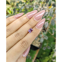 1.07 Ct. Pinkish Purple Sapphire from Ceylon (Sri Lanka) Life Style