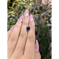 2.60 Ct. Blue Sapphire from Ceylon (Sri Lanka) Life Style