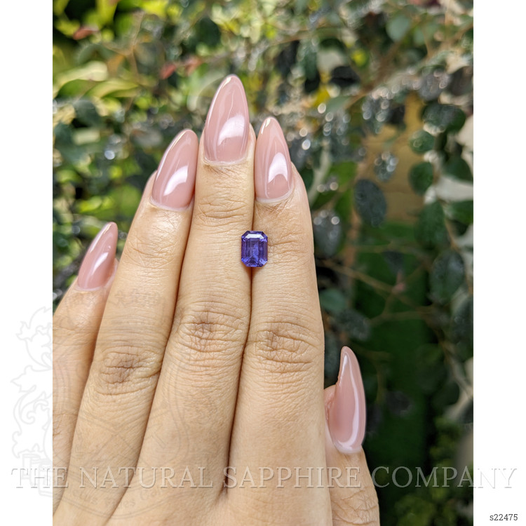 1.29 Ct. Purple Sapphire from Ceylon (Sri Lanka)