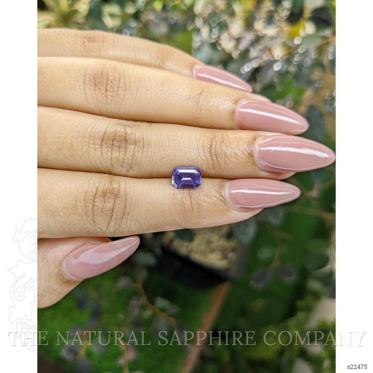 1.29 Ct. Purple Sapphire from Ceylon (Sri Lanka)