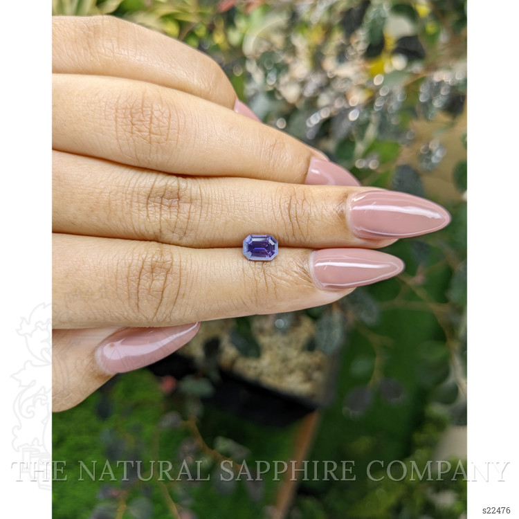 1.21 Ct. Bluish Purple Sapphire from Ceylon (Sri Lanka)
