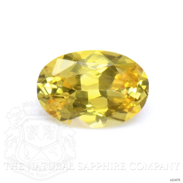 0.67 Ct. Yellow Sapphire from Ceylon (Sri Lanka)