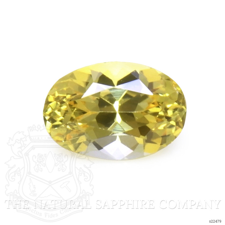 0.59 Ct. Yellow Sapphire from Ceylon (Sri Lanka)