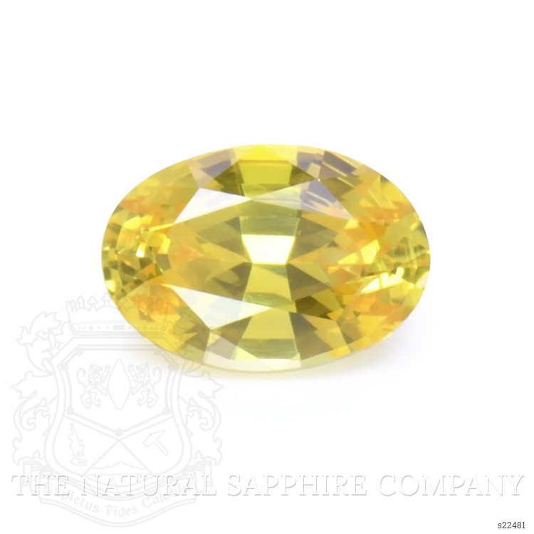 0.79 Ct. Yellow Sapphire from Ceylon (Sri Lanka)