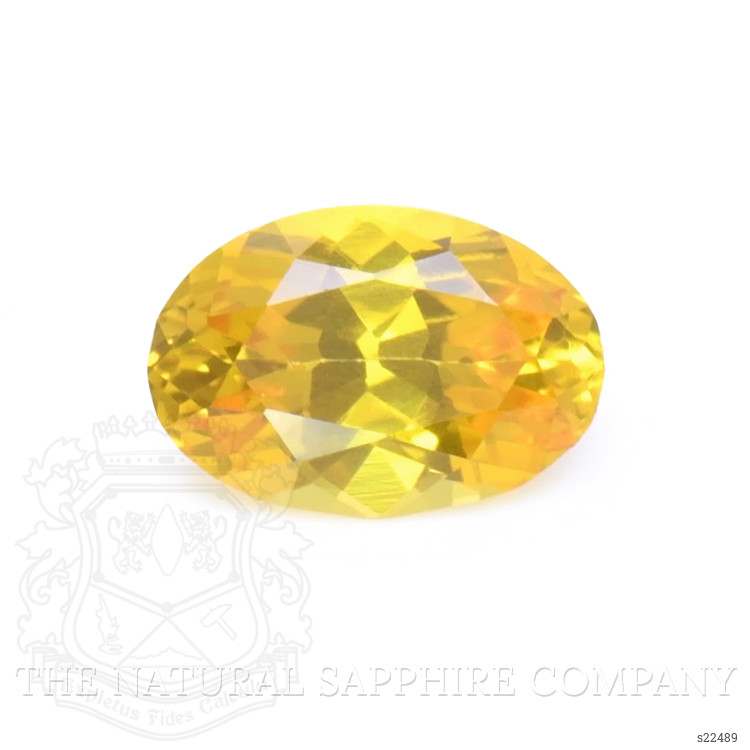 0.48 Ct. Yellow Sapphire from Ceylon (Sri Lanka)