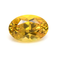 0.59 Ct. Orangish Yellow Sapphire from Ceylon (Sri Lanka) Video