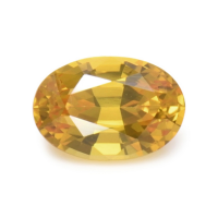 0.69 Ct. Orangish Yellow Sapphire from Ceylon (Sri Lanka) Video