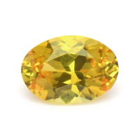 0.50 Ct. Orangish Yellow Sapphire from Ceylon (Sri Lanka) Video