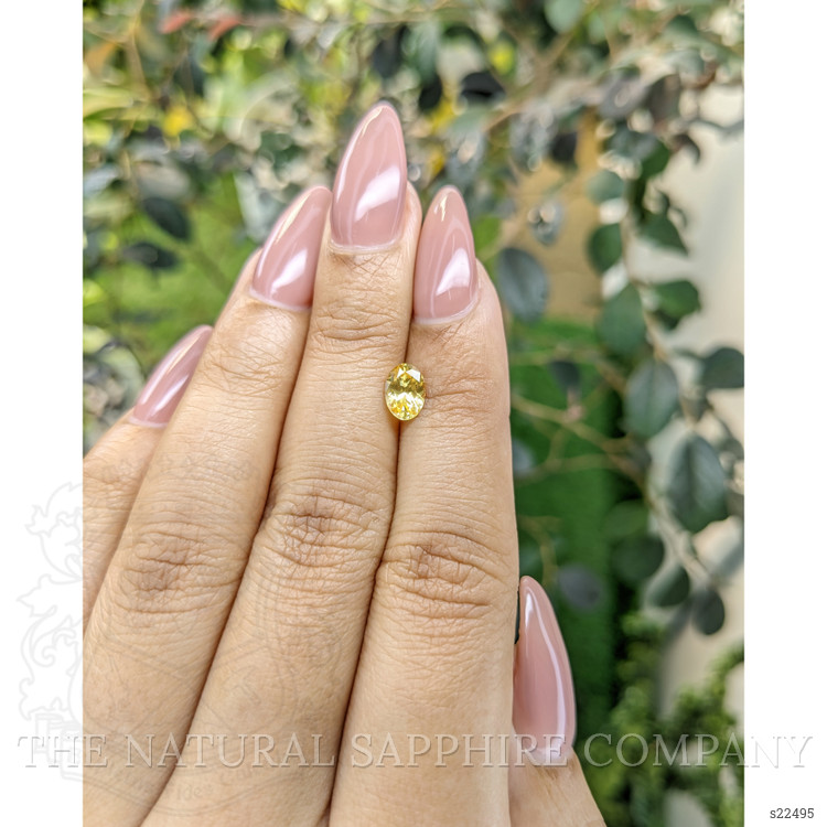 0.83 Ct. Yellow Sapphire from Ceylon (Sri Lanka)