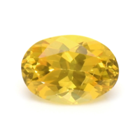0.75 Ct. Orangish Yellow Sapphire from Ceylon (Sri Lanka) Video