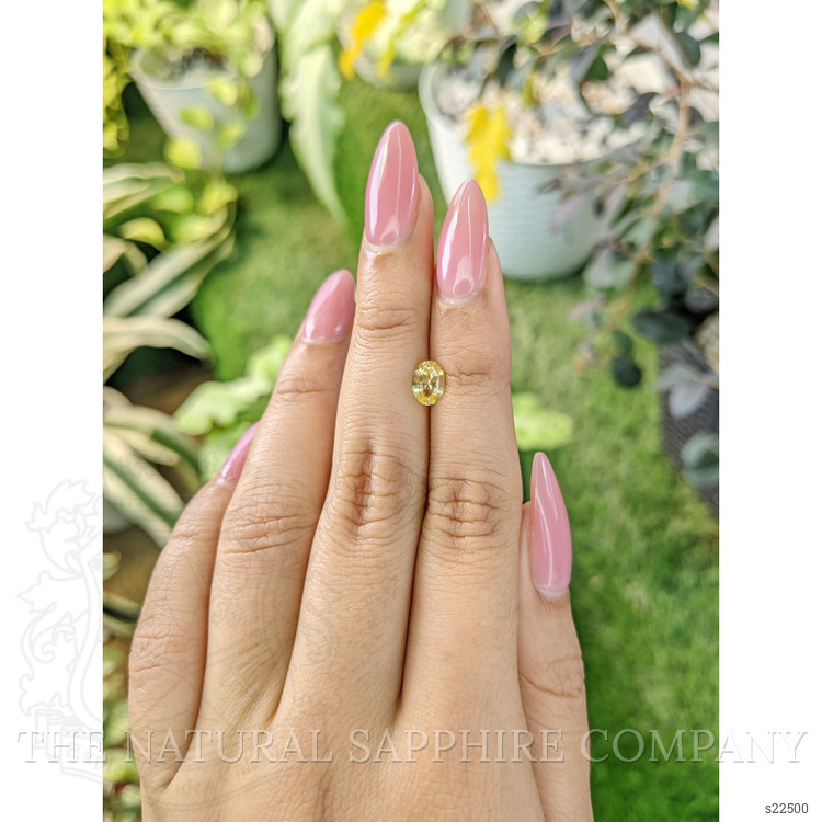 0.92 Ct. Yellow Sapphire from Ceylon (Sri Lanka)