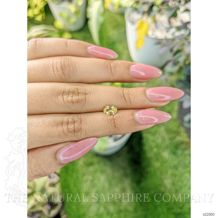 0.92 Ct. Yellow Sapphire from Ceylon (Sri Lanka)