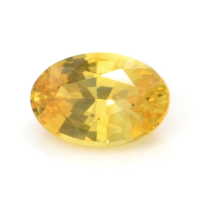 0.54 Ct. Orangish Yellow Sapphire from Ceylon (Sri Lanka) Video