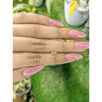 0.60 Ct. Orangish Yellow Sapphire from Ceylon (Sri Lanka) Life Style