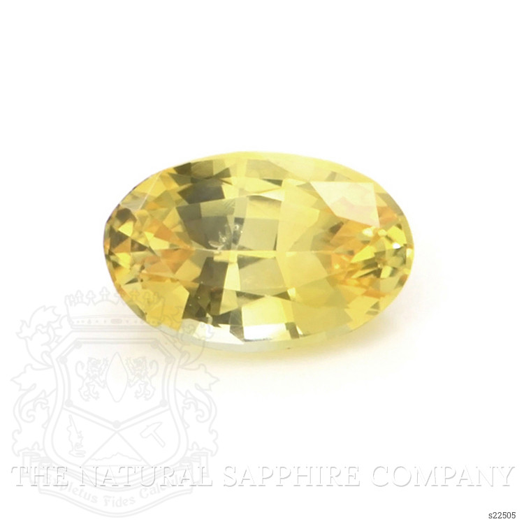0.55 Ct. Yellow Sapphire from Ceylon (Sri Lanka)