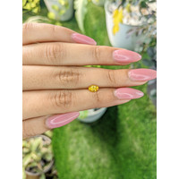 0.60 Ct. Orangish Yellow Sapphire from Ceylon (Sri Lanka) Life Style