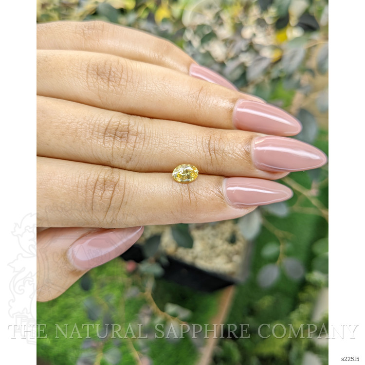 0.92 Ct. Yellow Sapphire from Ceylon (Sri Lanka)