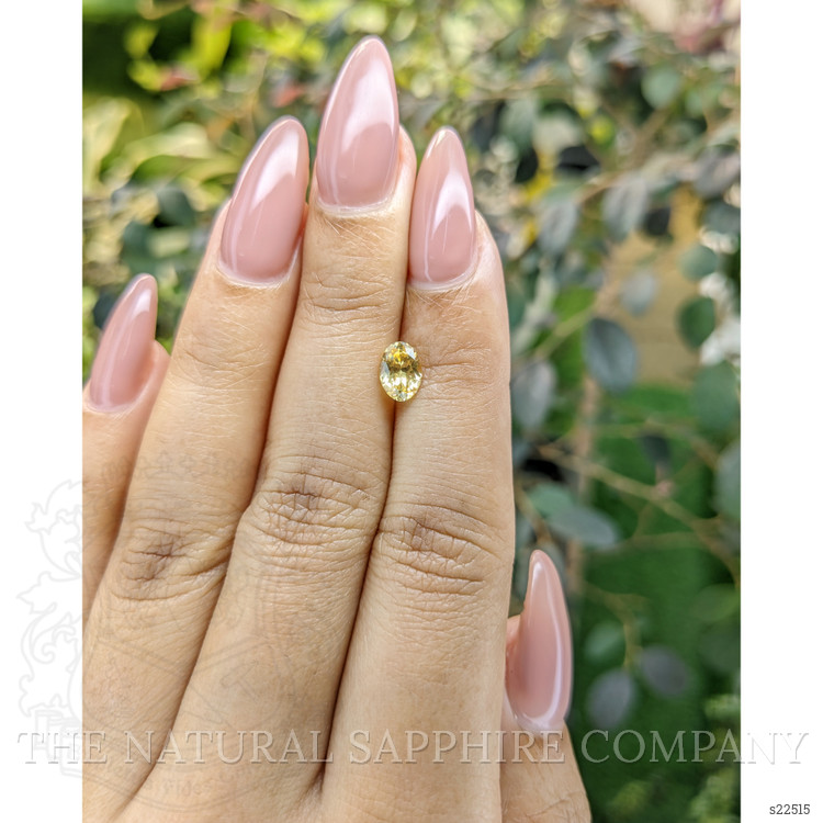 0.92 Ct. Yellow Sapphire from Ceylon (Sri Lanka)