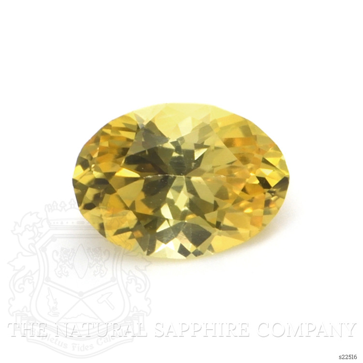 0.86 Ct. Yellow Sapphire from Ceylon (Sri Lanka)