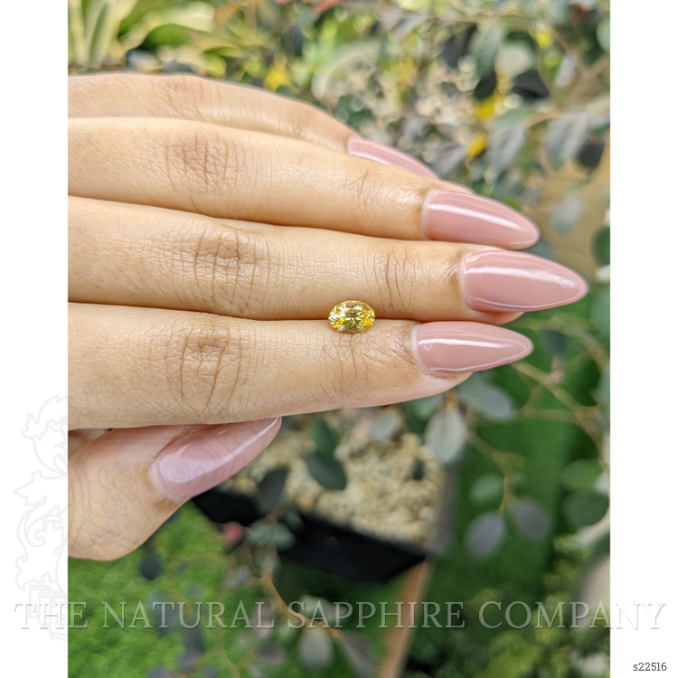 0.86 Ct. Yellow Sapphire from Ceylon (Sri Lanka)