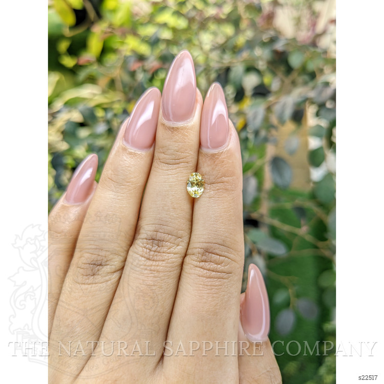 0.89 Ct. Yellow Sapphire from Ceylon (Sri Lanka)