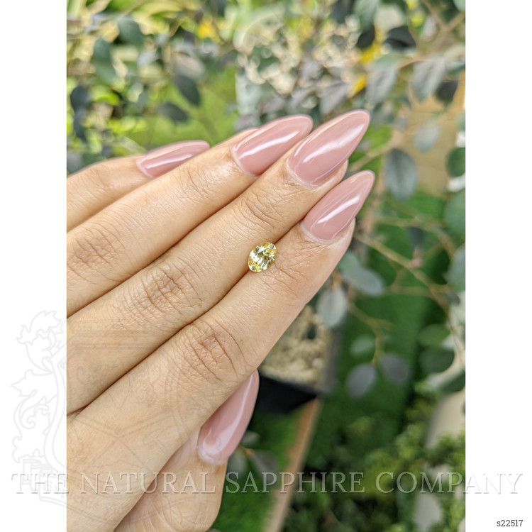 0.89 Ct. Yellow Sapphire from Ceylon (Sri Lanka)