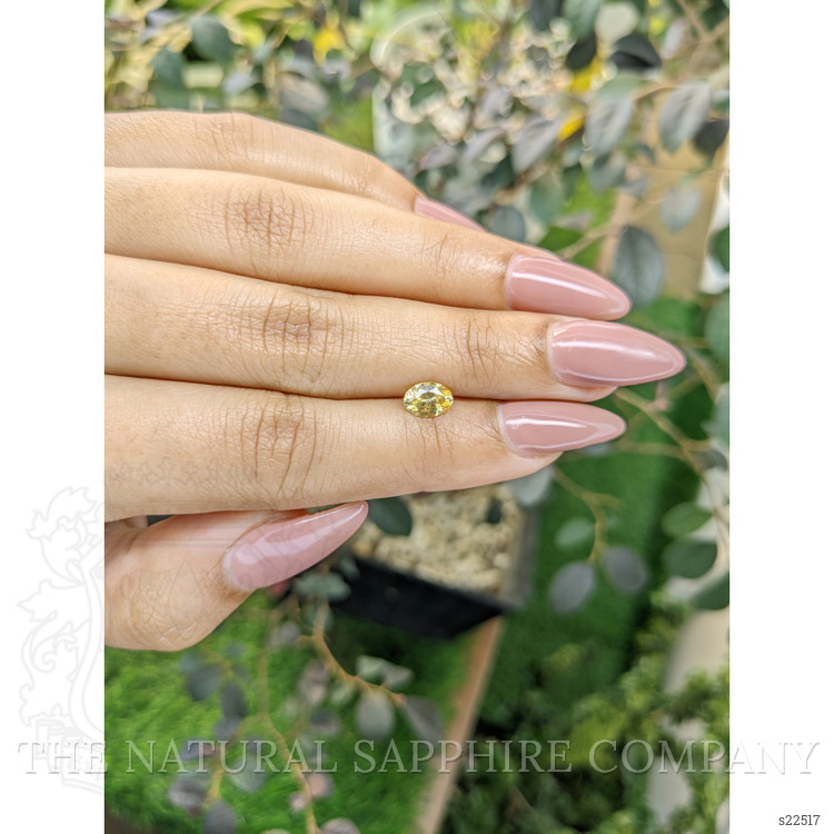 0.89 Ct. Yellow Sapphire from Ceylon (Sri Lanka)