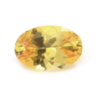 0.45 Ct. Orangish Yellow Sapphire from Ceylon (Sri Lanka) Video