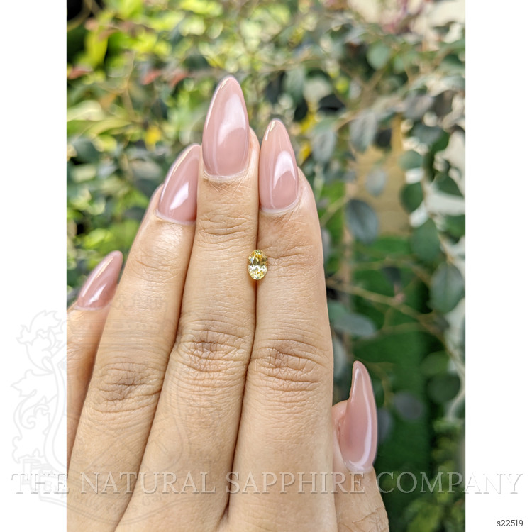 0.59 Ct. Yellow Sapphire from Ceylon (Sri Lanka)