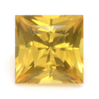 0.54 Ct. Orangish Yellow Sapphire from Ceylon (Sri Lanka) Video