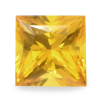 0.59 Ct. Orangish Yellow Sapphire from Ceylon (Sri Lanka) Video