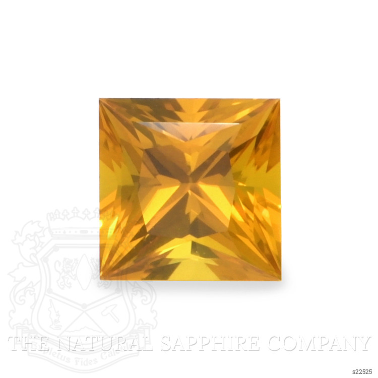 0.65 Ct. Yellowish Orange Sapphire from Ceylon (Sri Lanka)