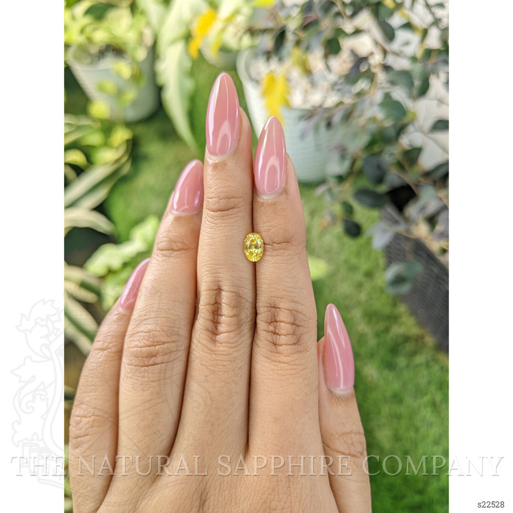 0.93 Ct. Yellow Sapphire from Ceylon (Sri Lanka)
