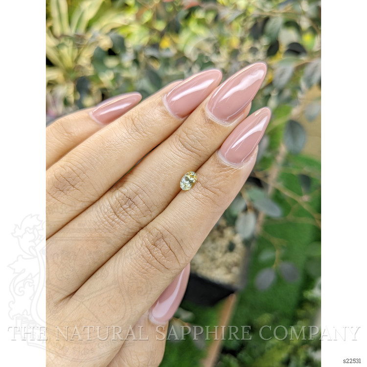 0.56 Ct. Yellow Sapphire from Ceylon (Sri Lanka)