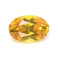 0.60 Ct. Yellowish Orange Sapphire from Ceylon (Sri Lanka) Video