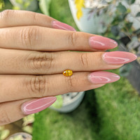 0.60 Ct. Yellowish Orange Sapphire from Ceylon (Sri Lanka) Life Style