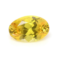 0.49 Ct. Orangish Yellow Sapphire from Ceylon (Sri Lanka) Video